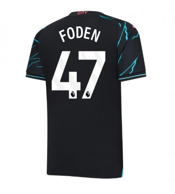 Manchester City Phil Foden #47 Koszulka Trzecich 2023-24 Krótki Rękaw